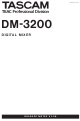 Tascam DM-3200 Release Notes