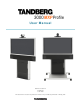 TANDBERG 3000 MXP Profile User Manual