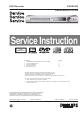 Philips DVDR3380 Service Instructions Manual