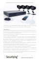 SecurityIng Universal CCTV Security Camera System Installation Manual