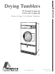 Alliance Laundry Systems 75 Service Manual