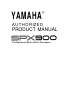 Yamaha SPX900 Operation Manual