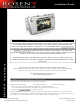 Rosen DS-TY0710 Installation Manual