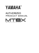 Yamaha MT8X Operation Manual