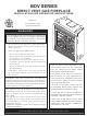 Monessen Hearth BDV300 Installation And Operating Instructions Manual