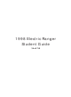 Ford Electric Ranger 1998 Student Manual