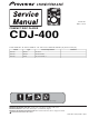Pioneer CDJ-400 Service Manual