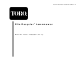 Toro 20016 User Manual