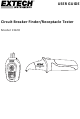 Extech Instruments CB20 User Manual