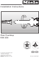 Miele KM 320 Installation Instructions Manual