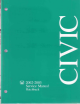 Honda Civic 2003 Service Manual