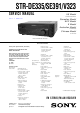 Sony STR-DE335 Service Manual