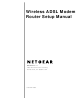 NETGEAR dg834pn Setup Manual
