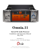 Omnia .11 Installation And Operation Manual