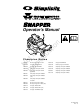 Simplicity 2690487 Operator's Manual
