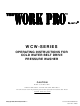 Mi-T-M WCW-SERIES Operating Instructions Manual