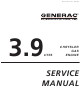 Generac Power Systems 3.9 Service Manual