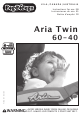 Peg-Perego Aria Twin 60-40 Instructions For Use Manual