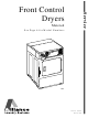Alliance Laundry Systems SFE107*A Service Manual