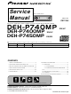 Pioneer DEH-P740MP Service Manual