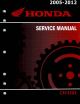 Honda CRF450X 2005 Service Manual