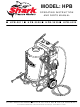 Shark HPB-2011 Operating And Parts Manual