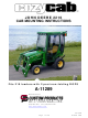 CozyCab JOHN DEERE 2210 Mounting Instructions