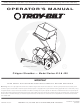 Troy-Bilt 410 Series Operator's Manual