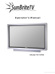 SunBriteTV 5510HD Operator's Manual