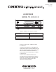 Onkyo TX-SR501/E Service Manual