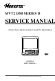 Memorex MVT2135B D Series Service Manual
