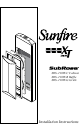 Sunfire SRS–210W-C Cabinet Installation Instructions Manual