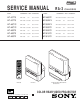 Sony KP-43T70 Service Manual