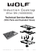 Wolf Induction Cooktop Technical & Service Manual