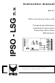 IPSO WE181 Operating Instructions Manual