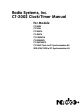 Radio Systems CT-2002 Series Manual