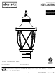 Allen + Roth 398465 Installation And Operation Manual