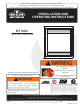 Napoleon EF30G Installation And Operating Instructions Manual