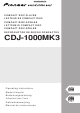Pioneer CDJ-1000MK3 Operating Instructions Manual