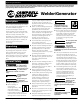 Campbell Hausfeld Welder/Generator Operating Instructions Manual