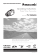 Panasonic PV-GS400 Operating Instructions Manual