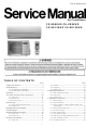 Panasonic CS-XE9EKE Service Manual
