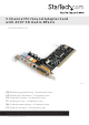 StarTech.com PCISOUND5CH User Manual