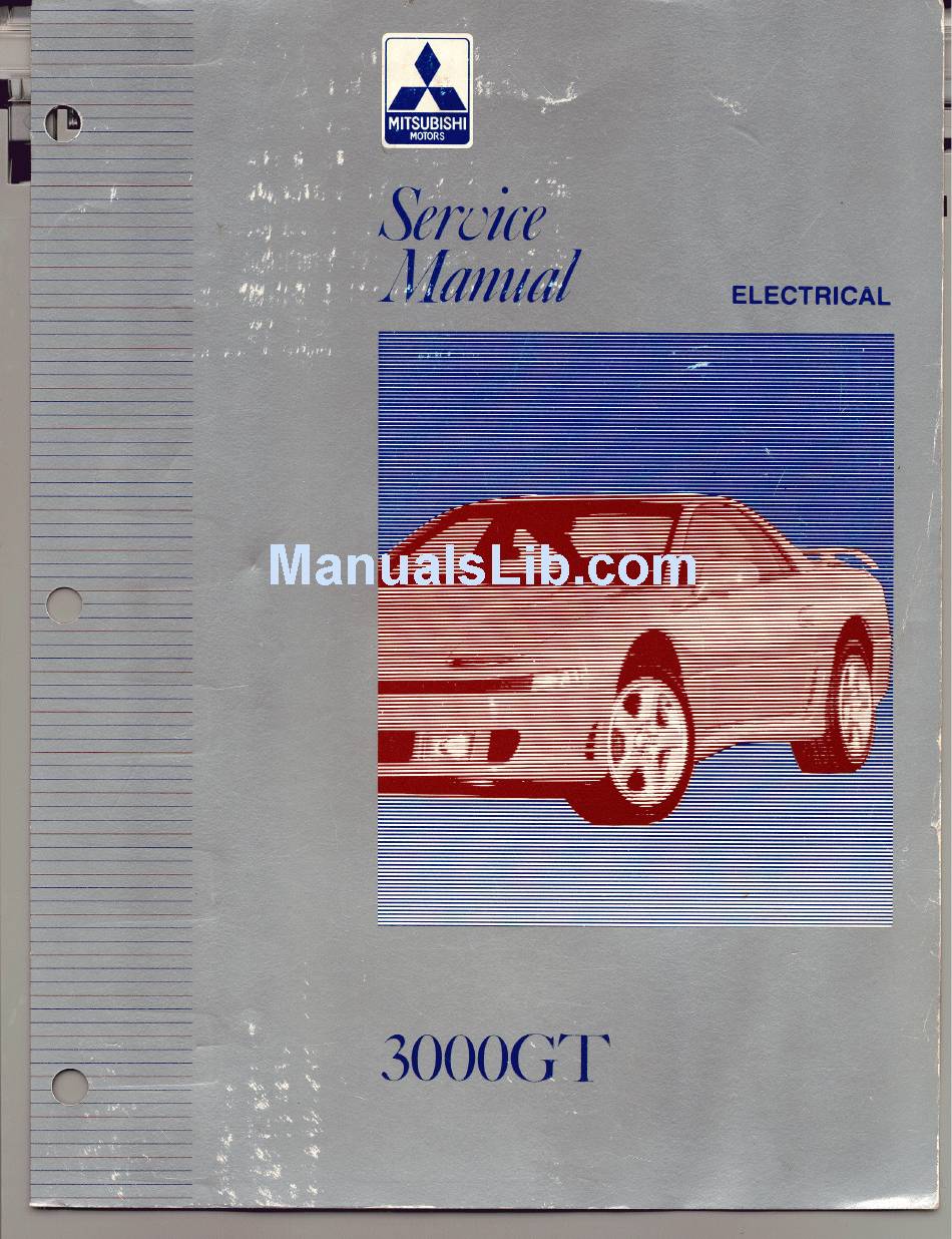 Wiring Diagram Mitsubishi 3000gt