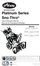 ARIENS SNO-THRO 921038 PLATINUM 24 SHO SERVICE MANUAL Pdf Download