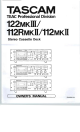 Tascam 122MKmIII Owner's Manual