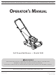 MTD 26M Operator's Manual