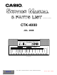 Casio CTK-4000 Service Manual & Parts List