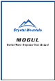 Crystal Mountain Mogul User Manual