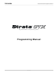 Toshiba Strata CTX Programming Manual